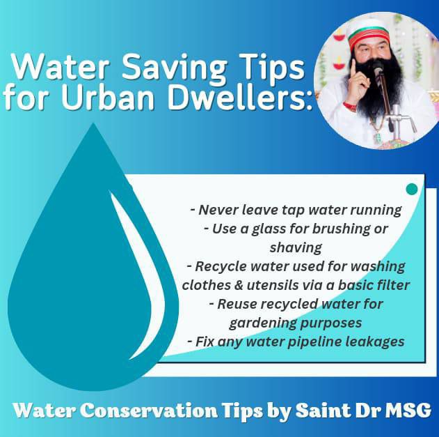 Water Saving Techniques