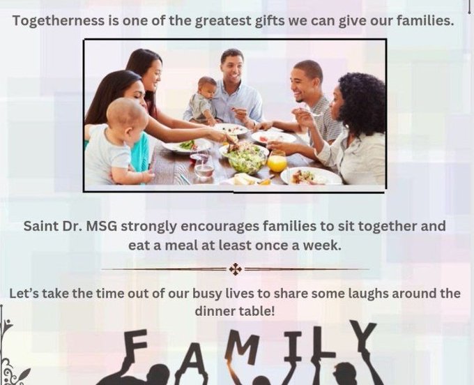 Weekly Family Dinners