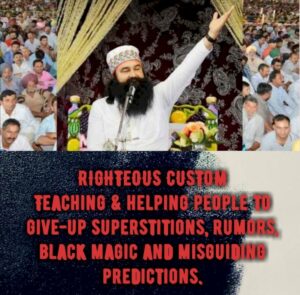 Baba Ram Rahim Ends Superstitions and Black Magic